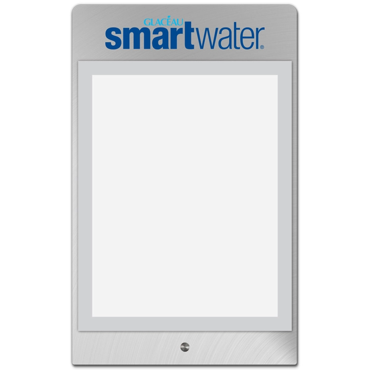 Brushed Metal Smartwater "Flip Cover" Counter Stand