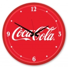 Coca-Cola Script Logo Wall Clock- 14"