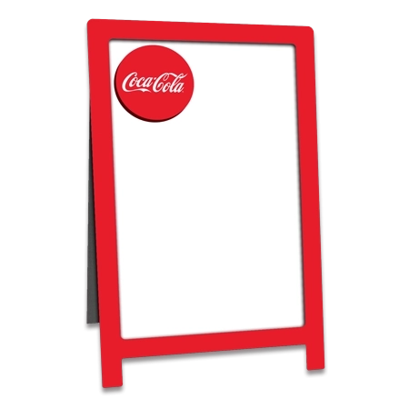 Dimensional A-Frame Dry Erase Magnetic Receptive
